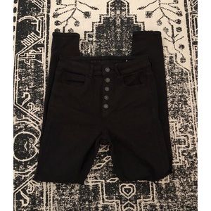 AE ripped black jeans